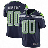 Customized Men & Women & Youth Nike Seahawks Navy Blue Vapor Untouchable Player Limited Jersey,baseball caps,new era cap wholesale,wholesale hats